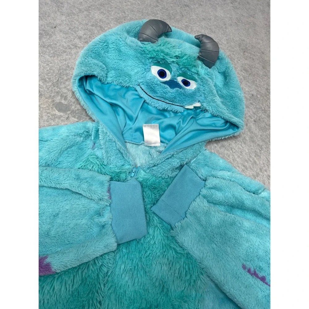 Spirit Halloween Disney Monsters Inc Sulley Plush Costume Union Suit Adult‎ L/XL - Picture 5 of 5